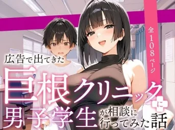 巨根クリニックの巨乳女医と男子学生の漫画の無料エロ漫画のサンプル